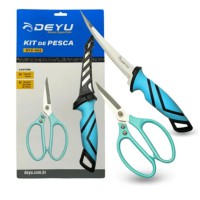 Kit de Faca Fileteira e Tesoura Deyu - DYZ-002