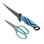 Kit de Faca Fileteira e Tesoura Deyu - DYZ-002