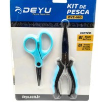 Kit de Pesca Deyu - Alicate + Tesoura - DYZ-003 Kit de Pesca Deyu - Alicate + Tesoura - DYZ-003