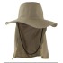 Chapéu Australiano Com Proteção De Nuca - Caqui