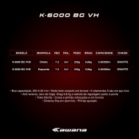 Kawana K 6000 BG - VERMELHA